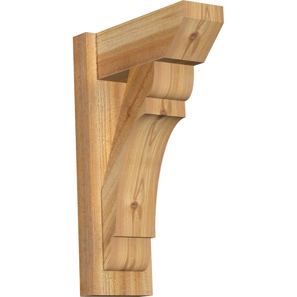 Ekena Millwork Olympic Slat Rough Sawn Outlooker, Western Red Cedar, 6"W x 14"D x 22"H OUT06X14X22OLY06RWR - main